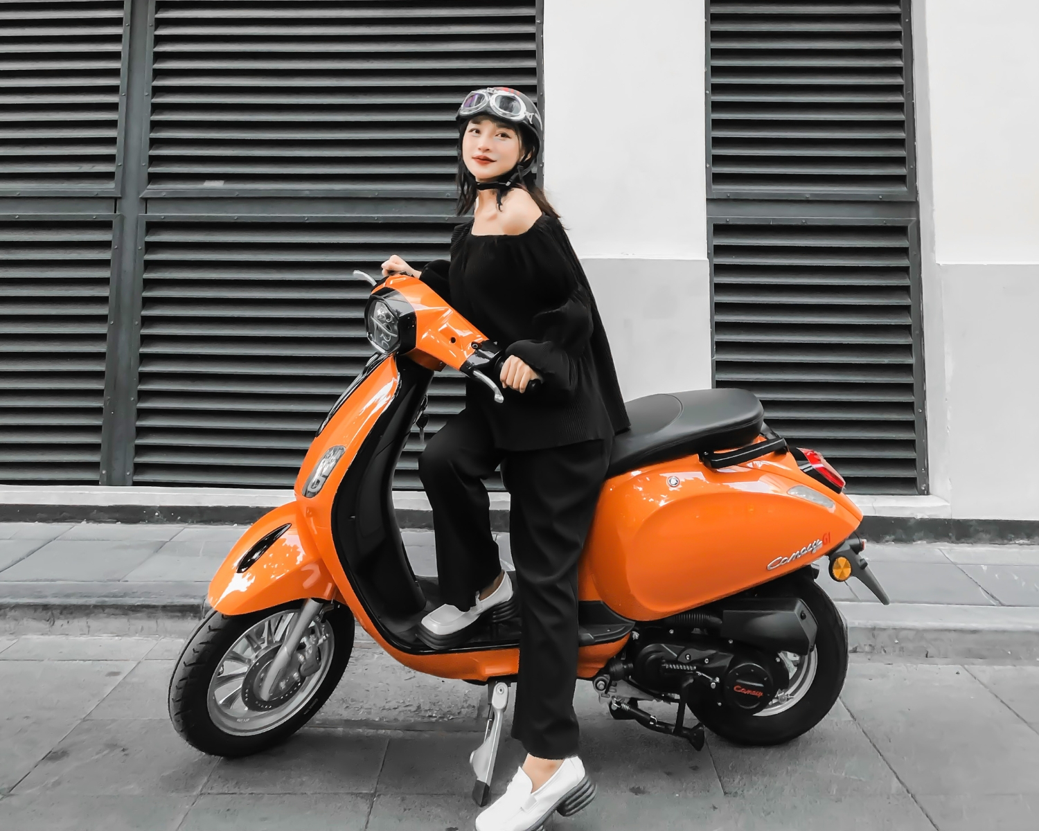 Xe Canely G1 50cc được DV Motor trang bị nhiều công nghệ tiện ích