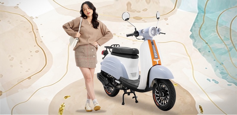 Xe ga Crea 50cc DVMotor là mẫu xe dành cho giới trẻ yêu thích phong cách thời trang, năng động 