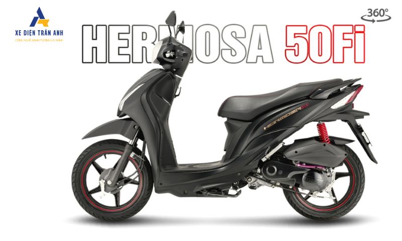 Kymco Hermosa 50Fi gây ấn tượng với thiết kế tinh gọn, hiện đại