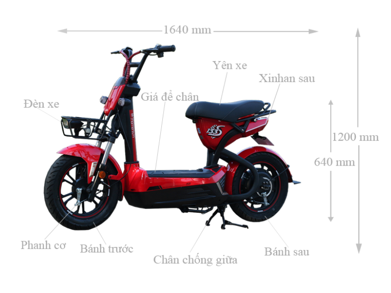 Cấu tạo cơ bản của xe đạp điện