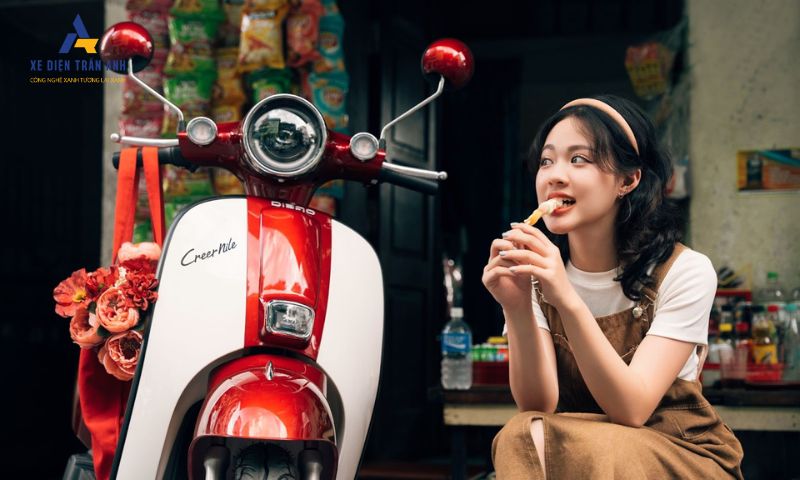 Dibao Creer Nile là mẫu xe máy điện mới mang phong cách thanh lịch