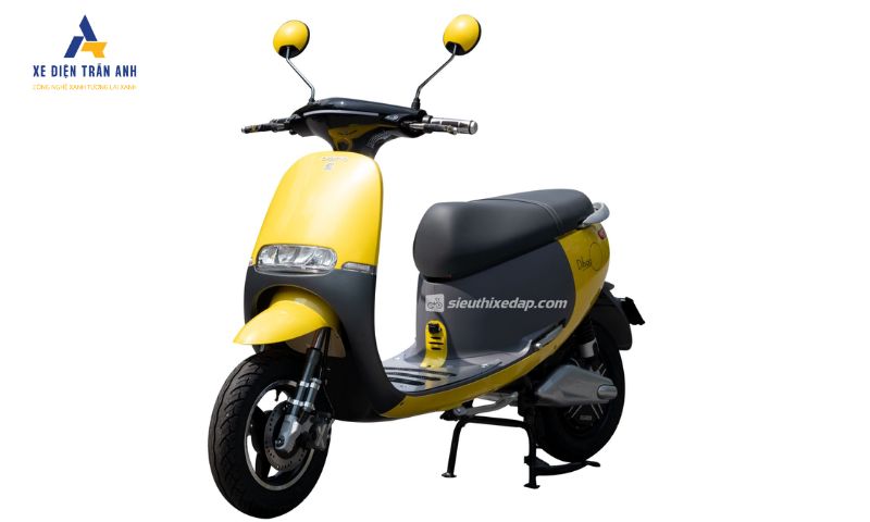 Khung xe làm từ nhựa ABS-PP cao cấp, giảm xóc êm ái