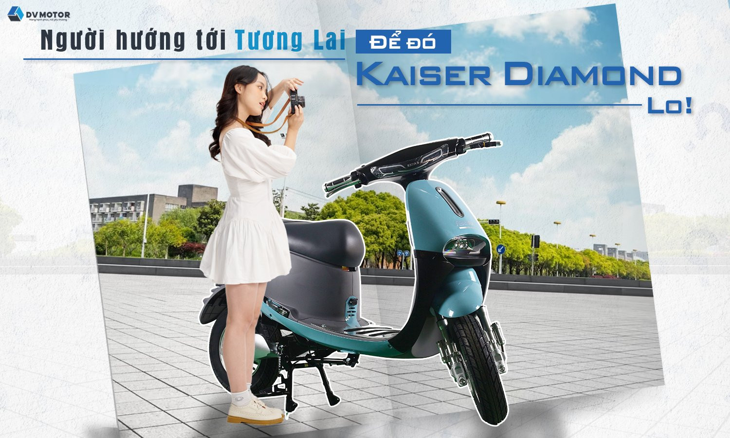 Xe máy điện DVMotor là lựa chọn lý tưởng cho người dùng yêu thích sự tiện lợi và thân thiện với môi trường